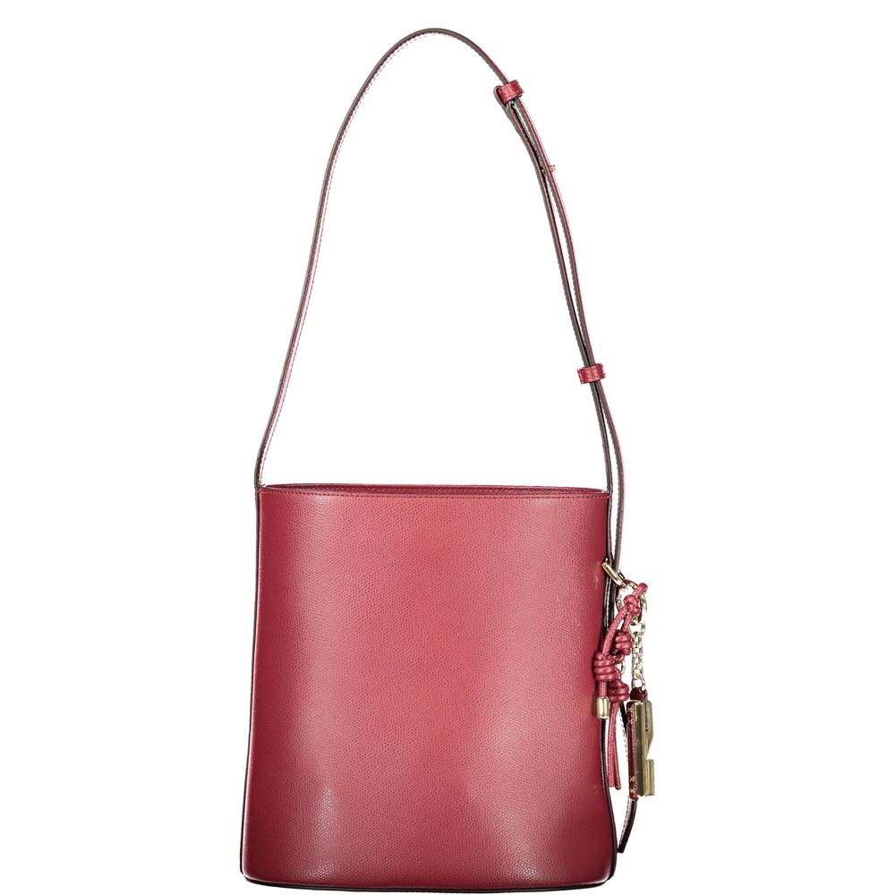 Furla Red Leather Woman Bucket Bag