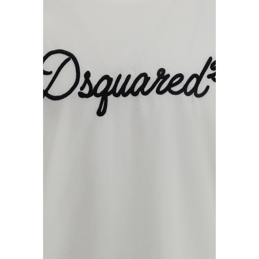 T-shirt blanc en coton