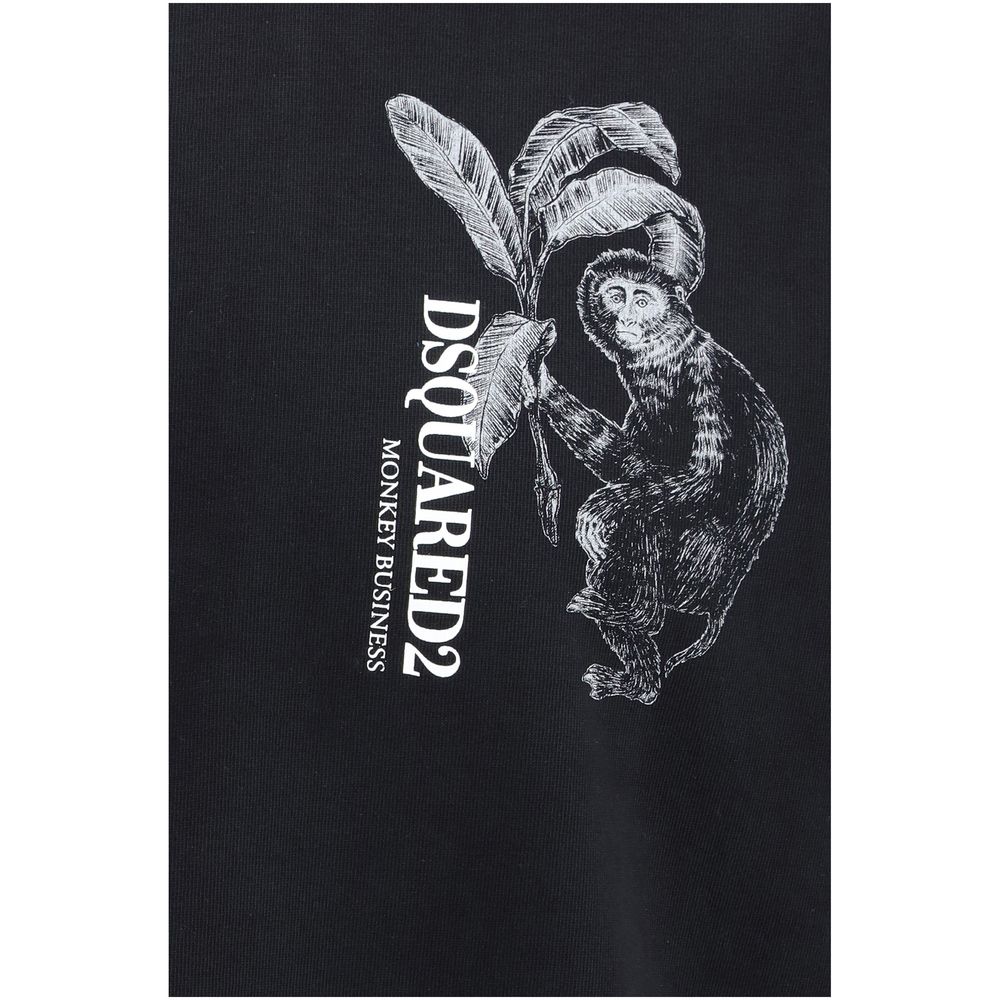 T-shirt Dsquared² en coton noir