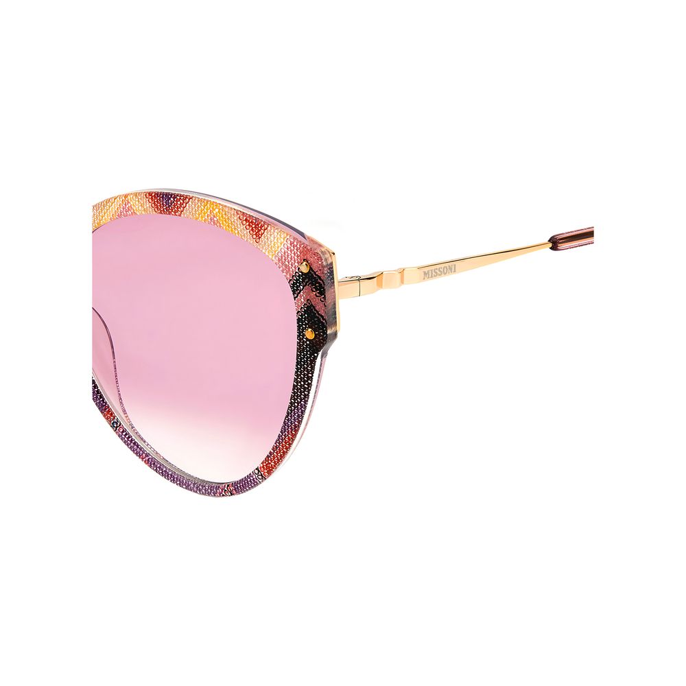 Gradient Pink Synthetic Sunglasses by Missoni