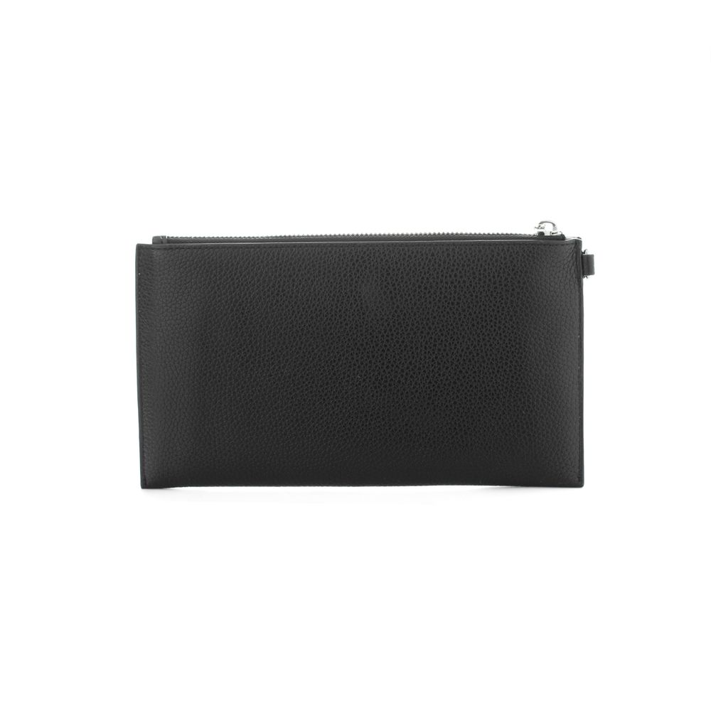 Brown Leather Clutch Bag by Michael Kors