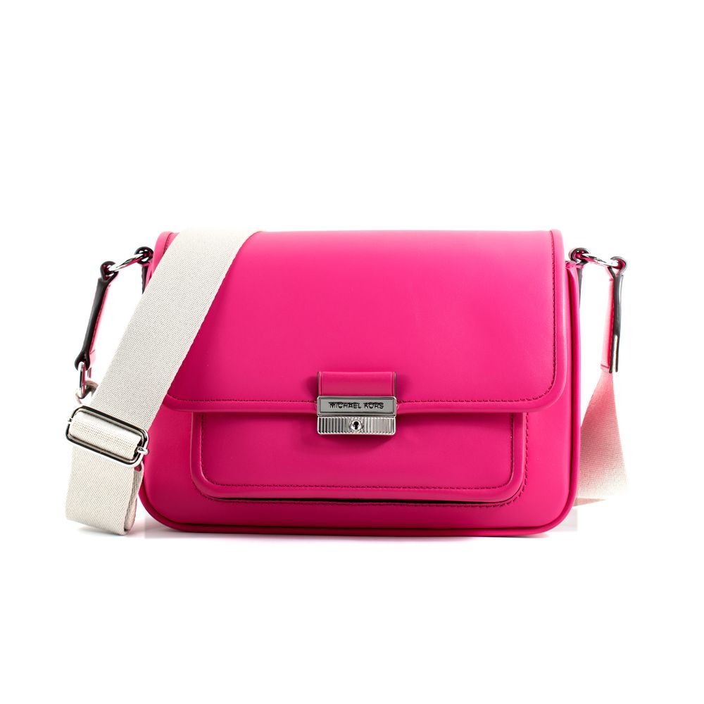 Pink Leather Shoulder Bag Bradshaw by Michael Kors