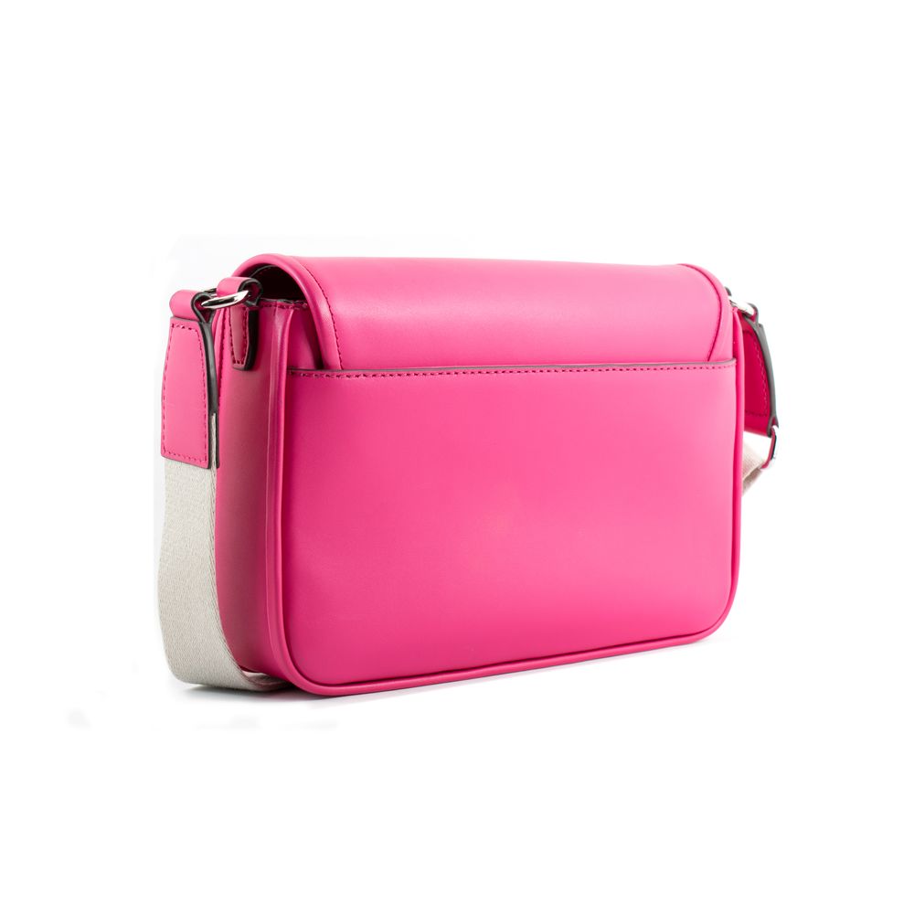 Pink Leather Shoulder Bag Bradshaw by Michael Kors