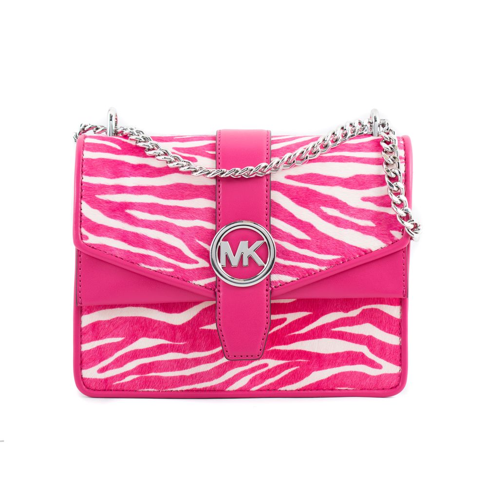 Pink Leather Crossbody Bag by Michael Kors