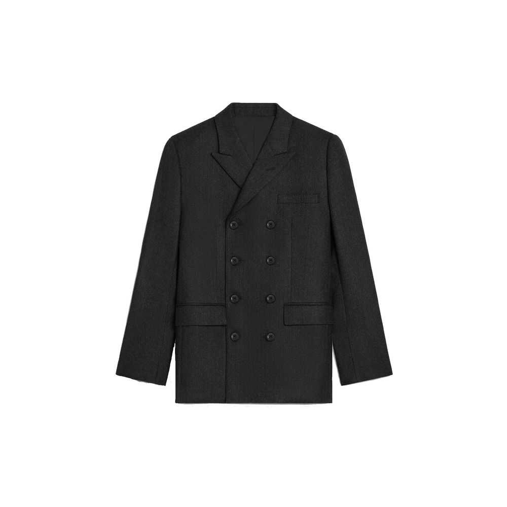 Blazer en laine grise