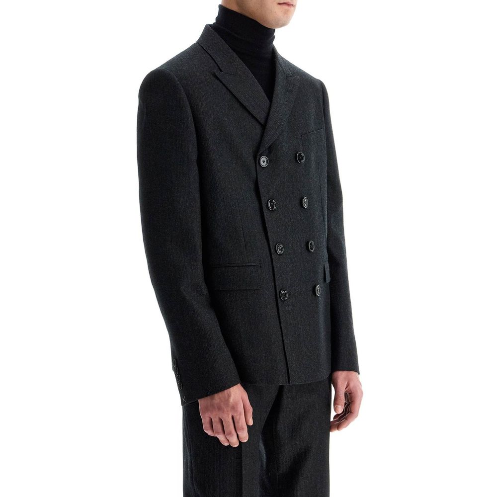 Blazer en laine grise