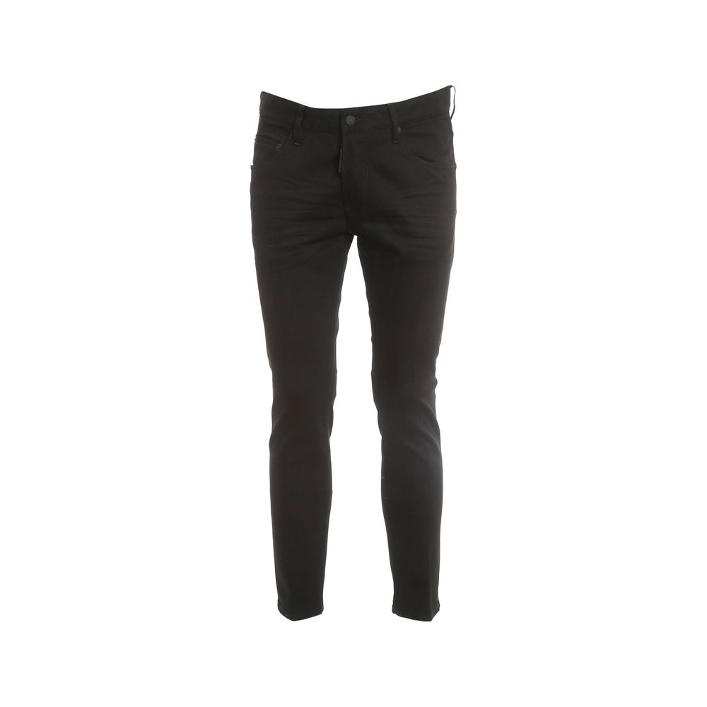 Jean skinny en coton noir