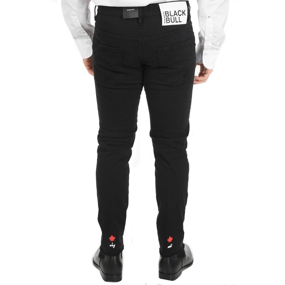 Jean skinny en coton noir