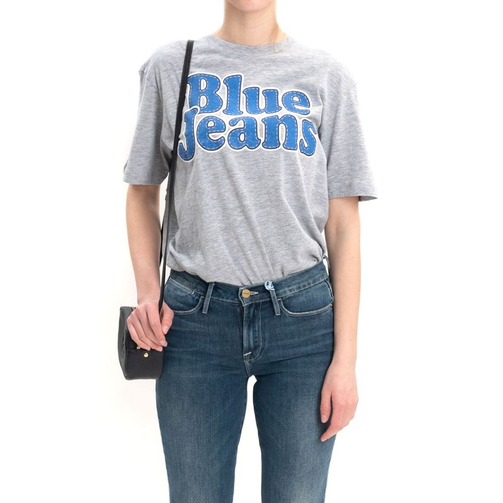 T-shirt gris en coton