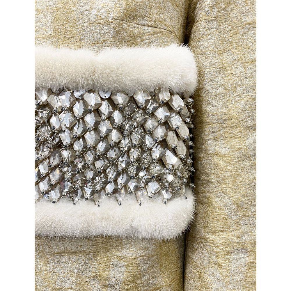 Beige Polyamid-Mantel