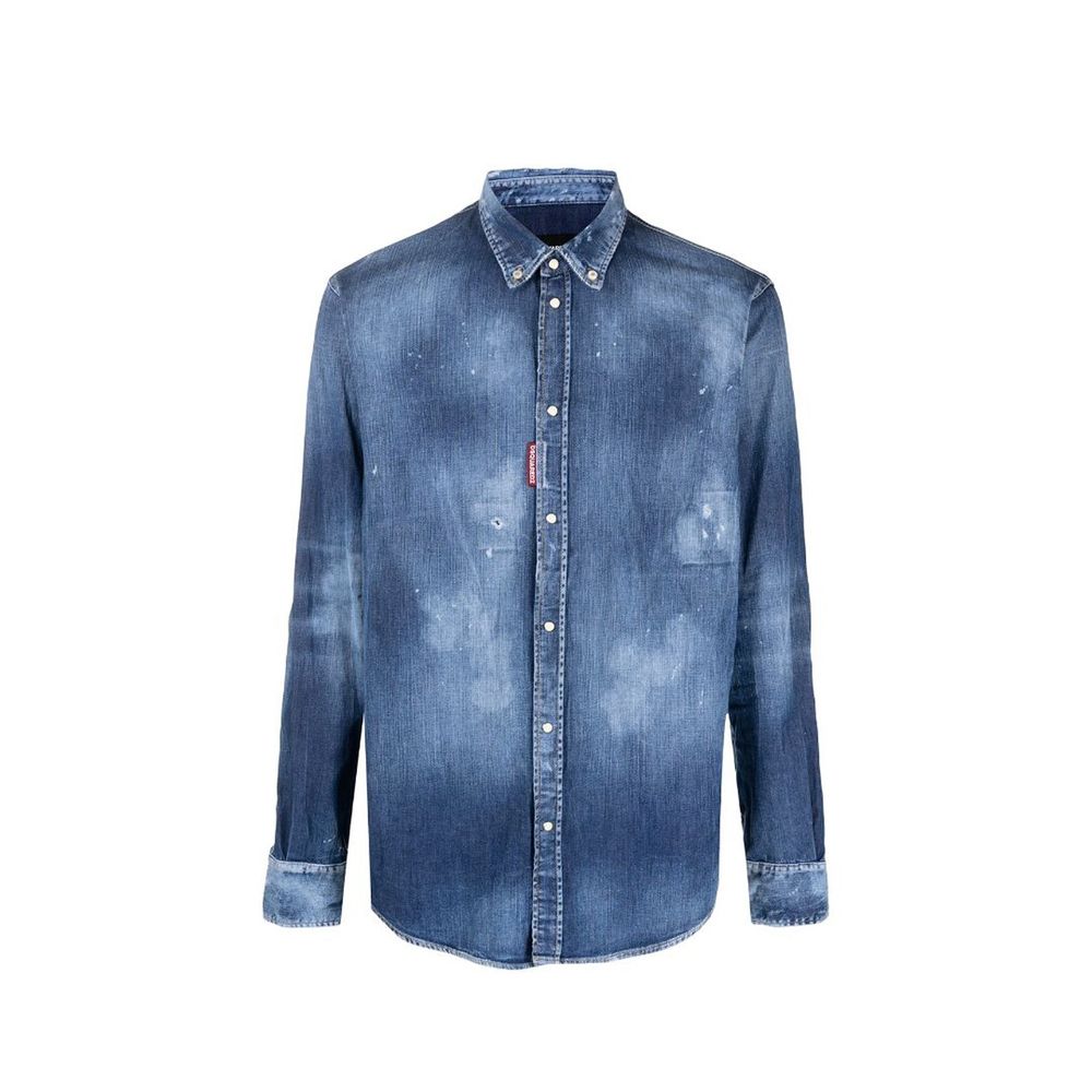 Blaues Jeanshemd