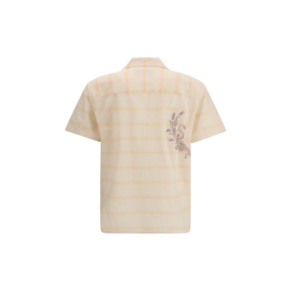 Chemise Baziszt multicolore en coton à manches courtes