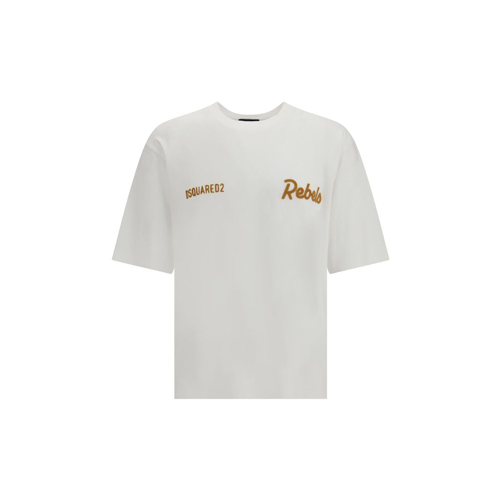 T-shirt blanc en coton