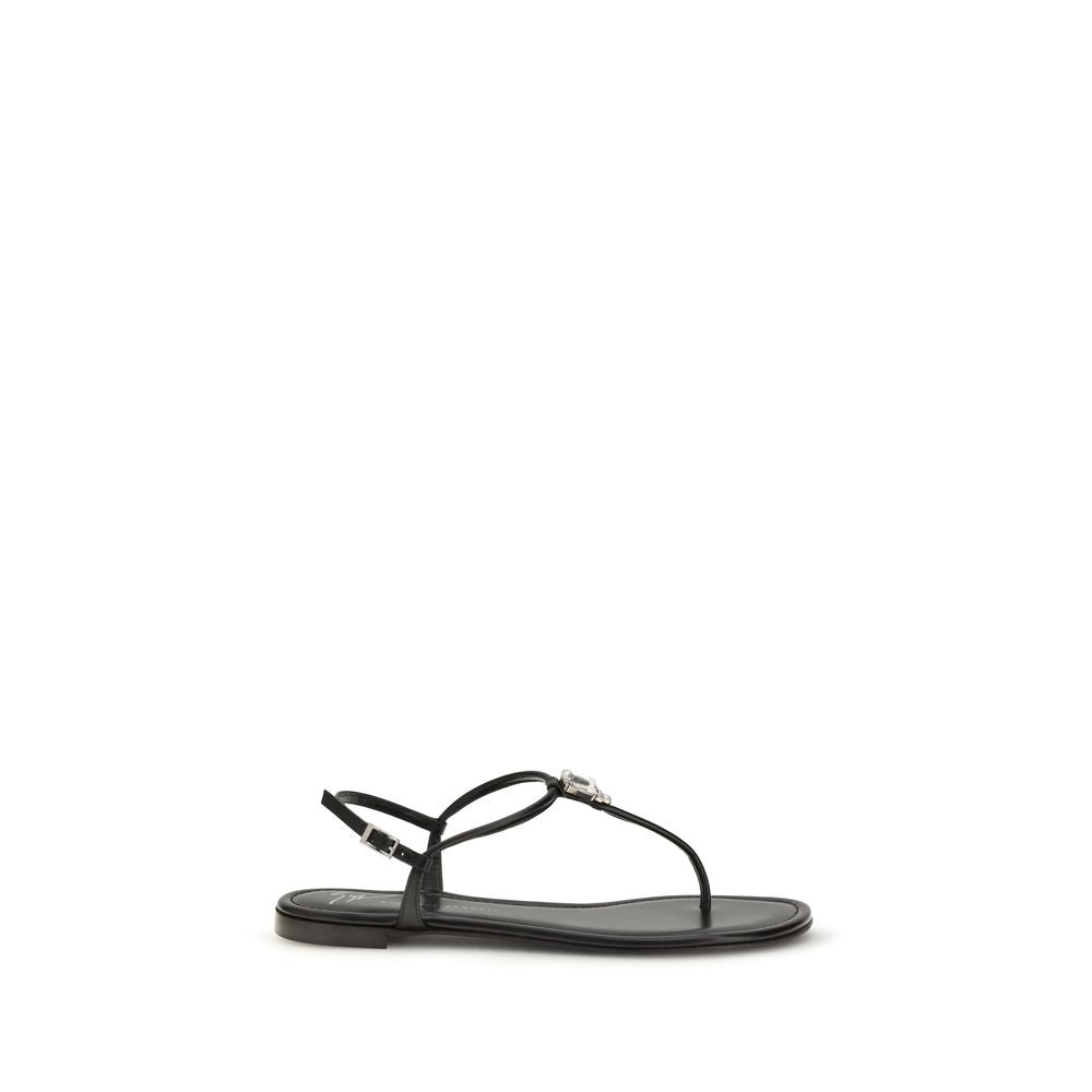 Schwarze Bos Taurus Sandalen aus Kalbsleder