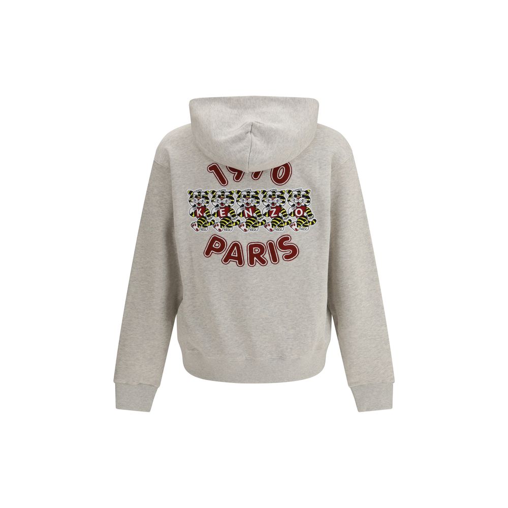 Sweat-shirt gris en coton