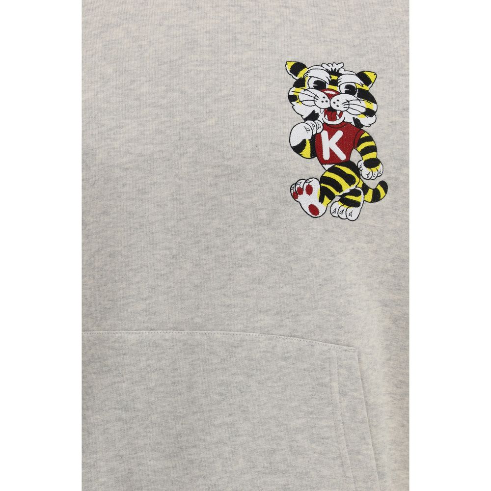 Sweat-shirt gris en coton