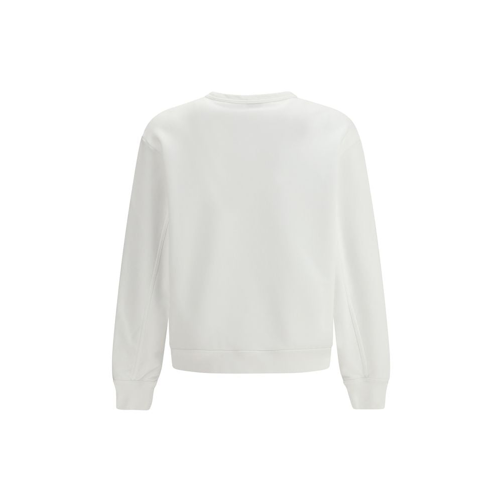 Weißes Baumwoll-Sweatshirt