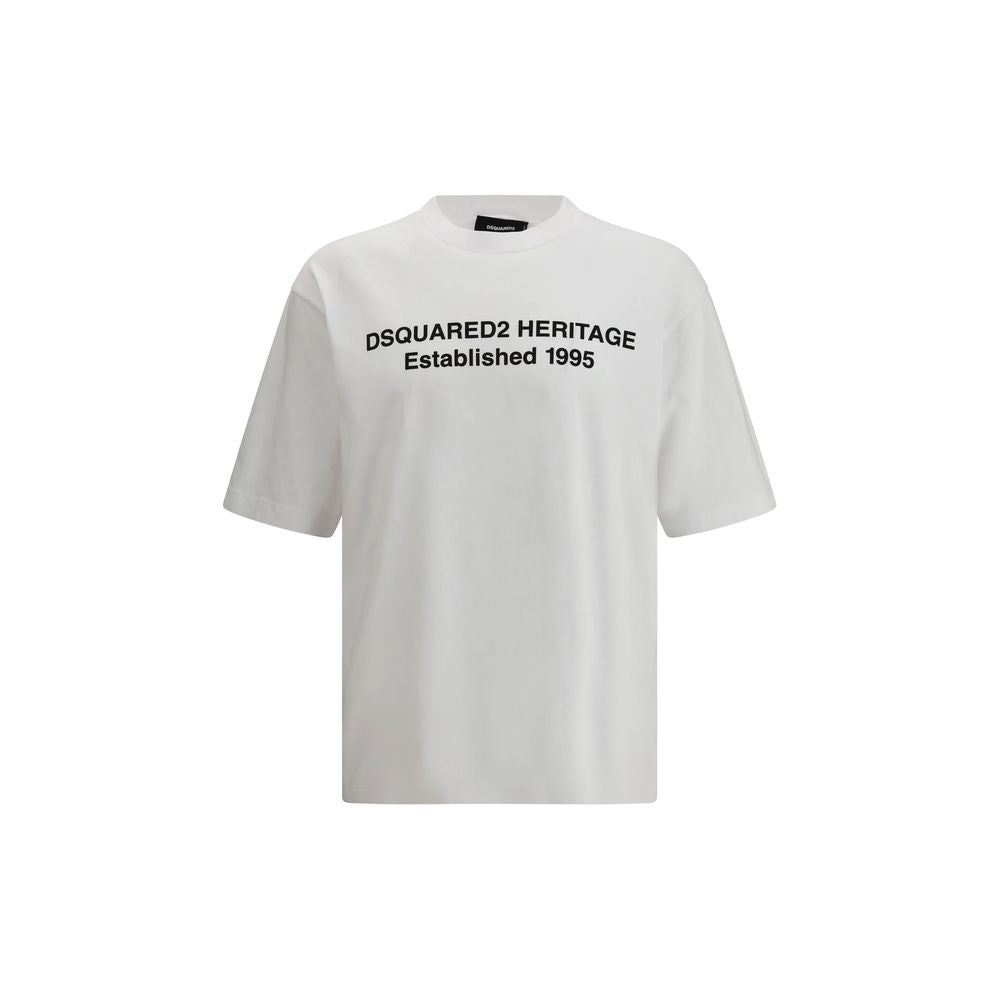 T-shirt blanc en coton