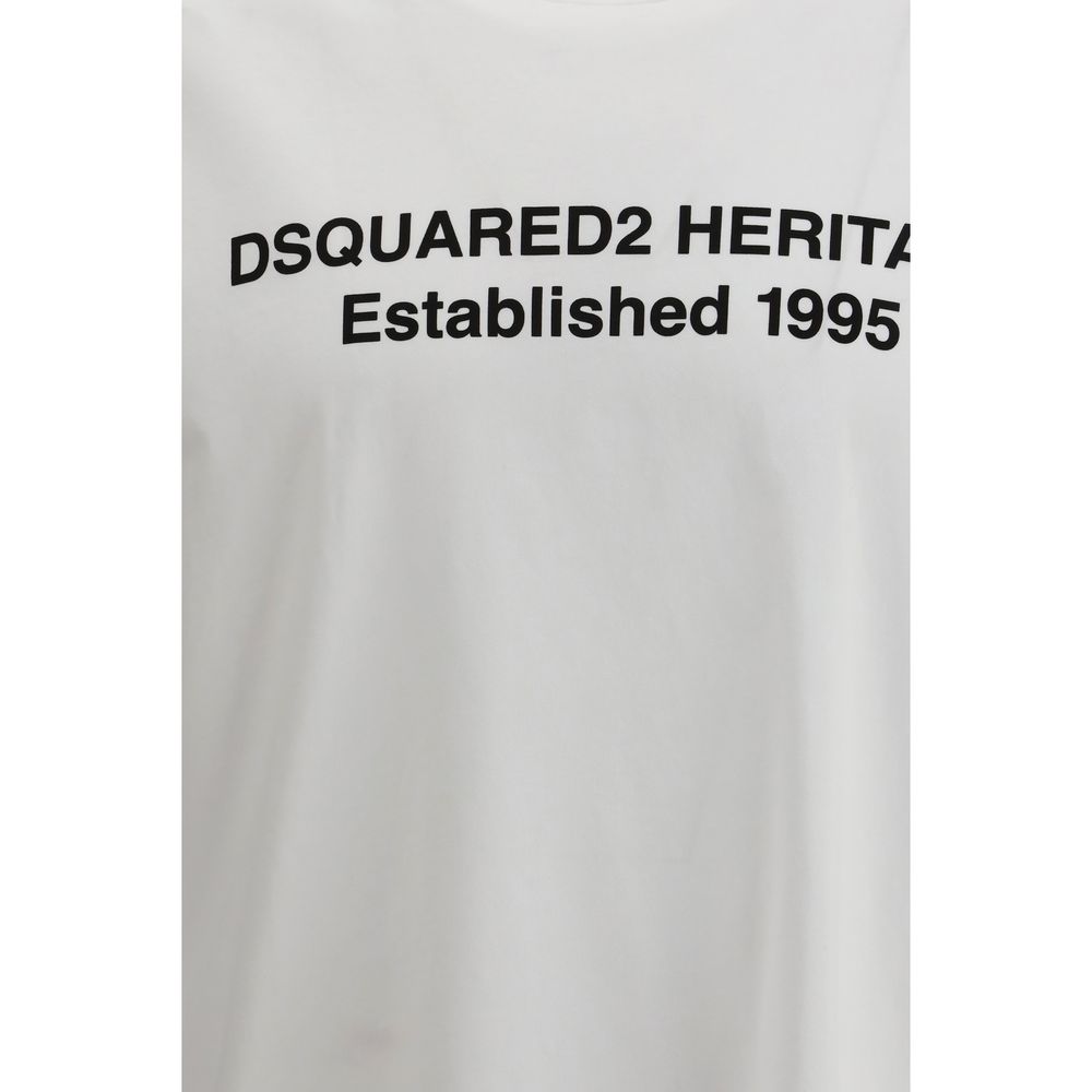 T-shirt blanc en coton
