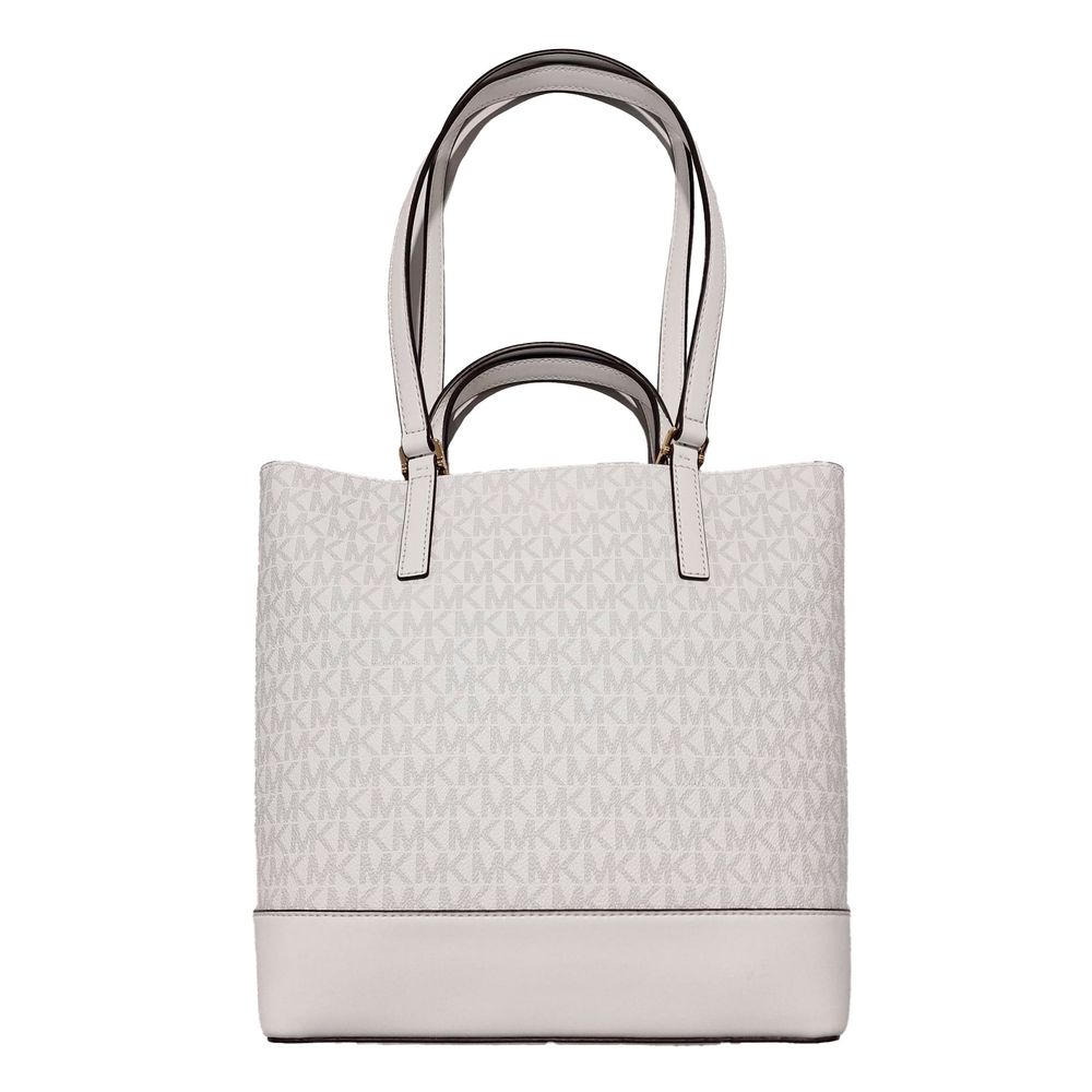 Weiße Leder-Tragetasche Kelli von Michael Kors