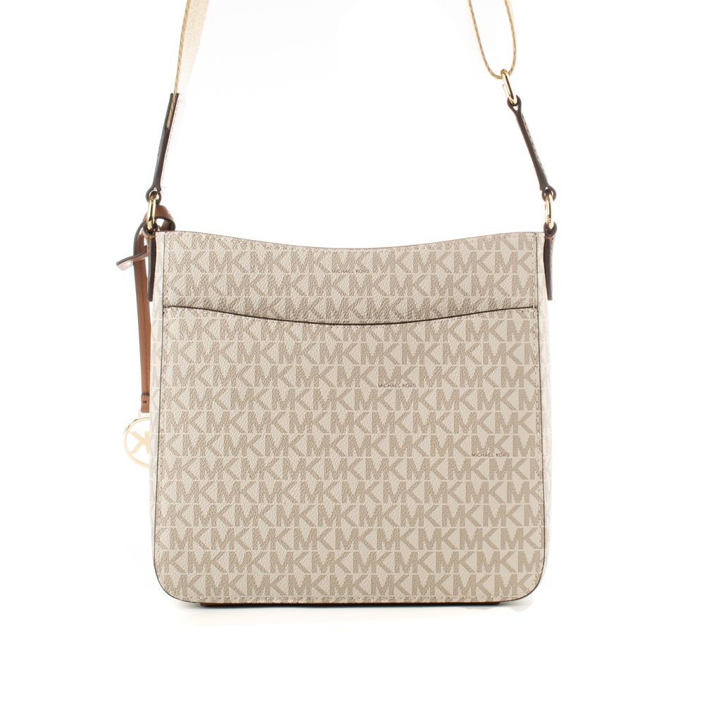 Beige Canvas Crossbody Bag by Michael Kors