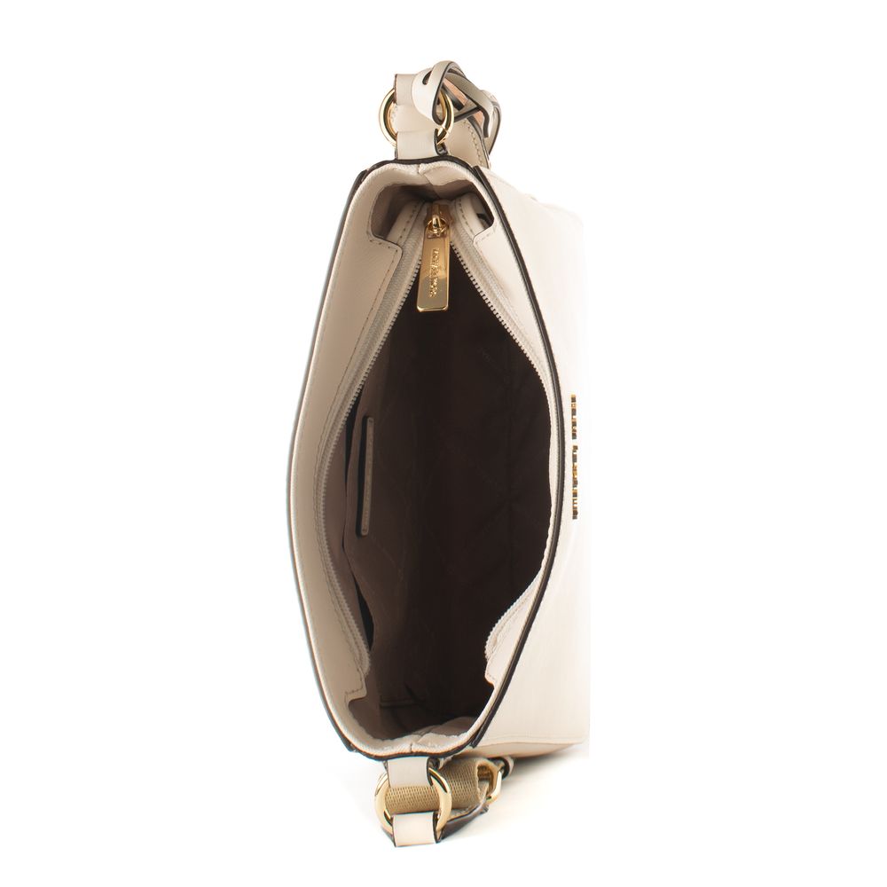 Beige Canvas Crossbody Bag by Michael Kors