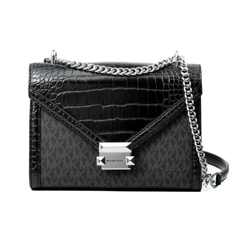 Black Canvas Crossbody Bag by Michael Kors