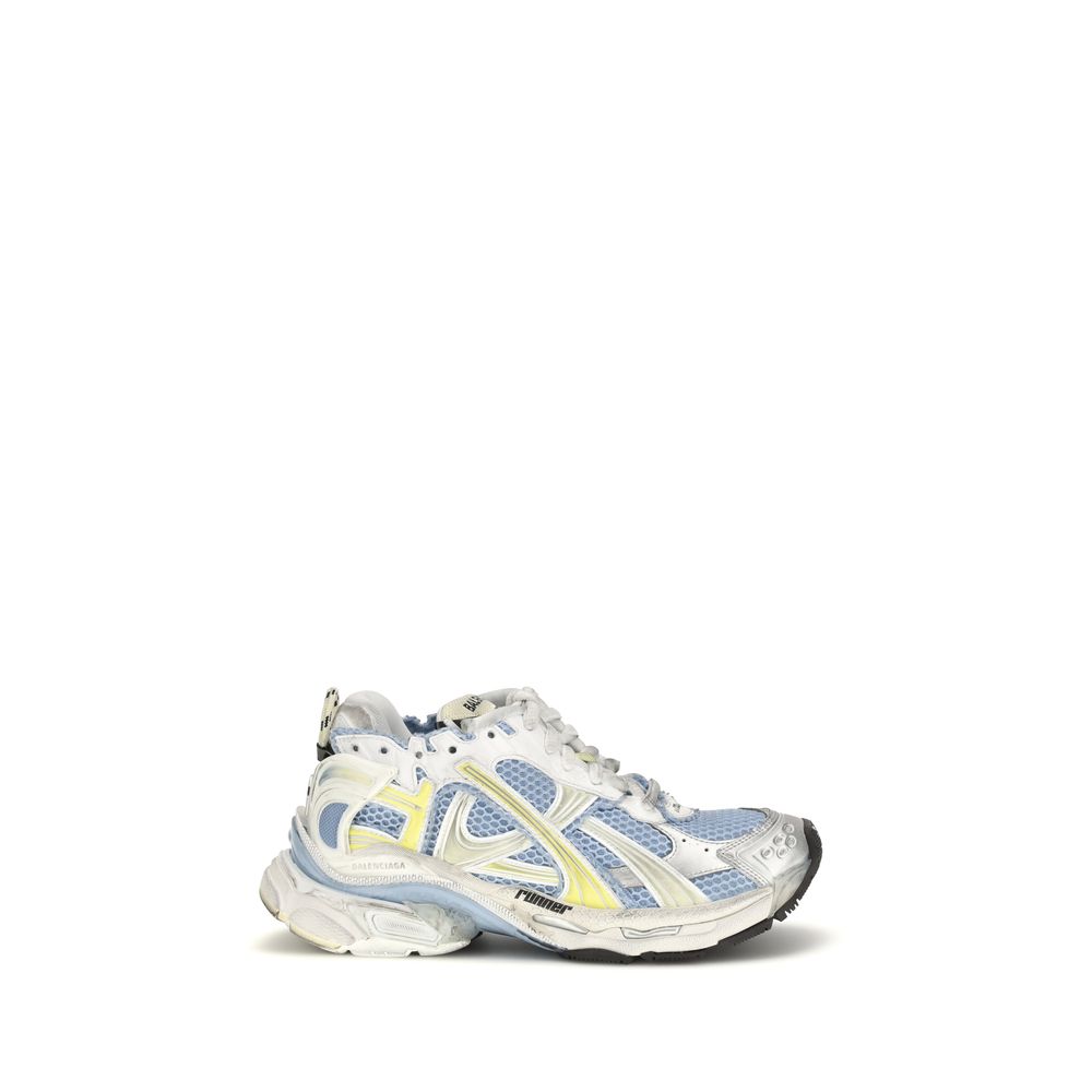 Multicolor Synthetic Athletic Sneakers with Platform Sole