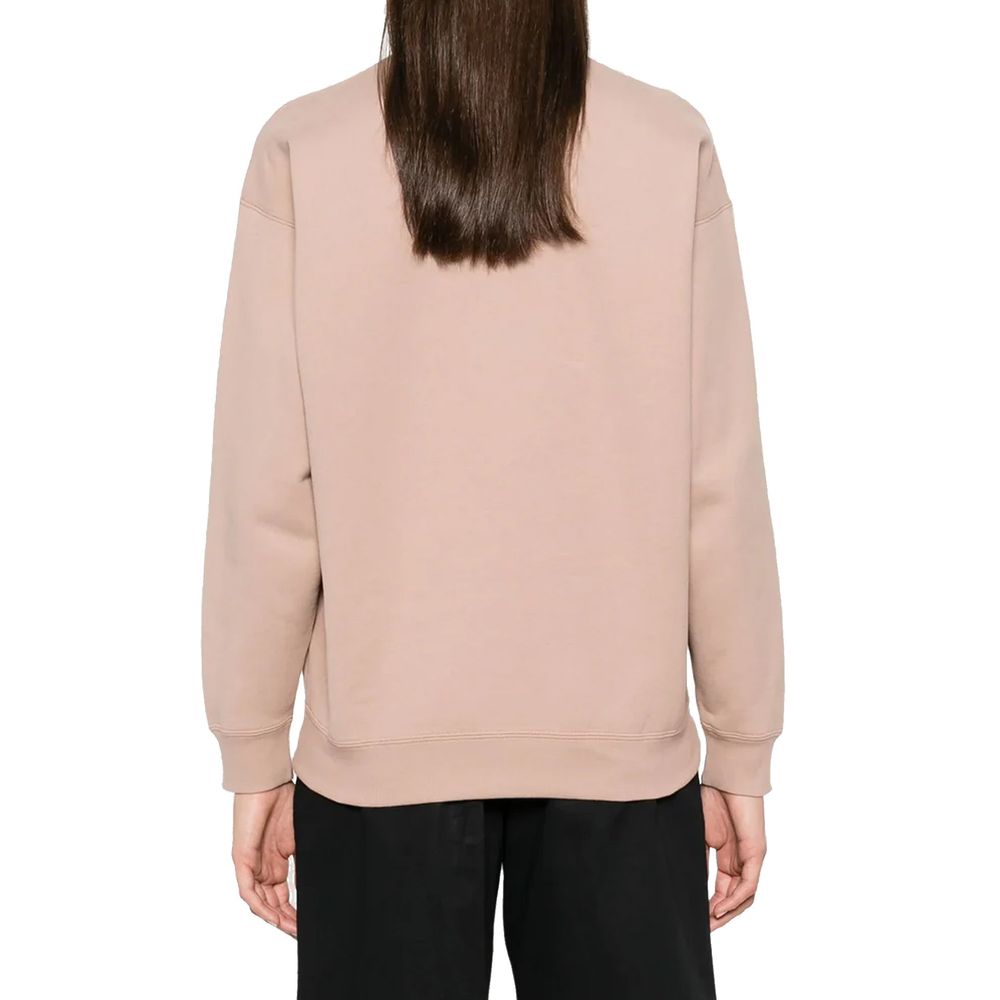 Mehrfarbiges Baumwoll-Sweatshirt mit gesticktem Logo