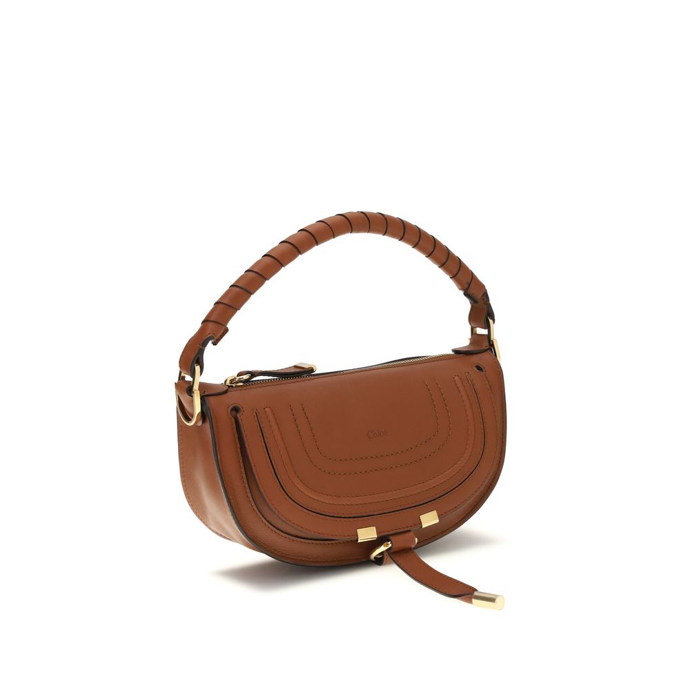 Brown Leather Marcie Mini Shoulder Bag
