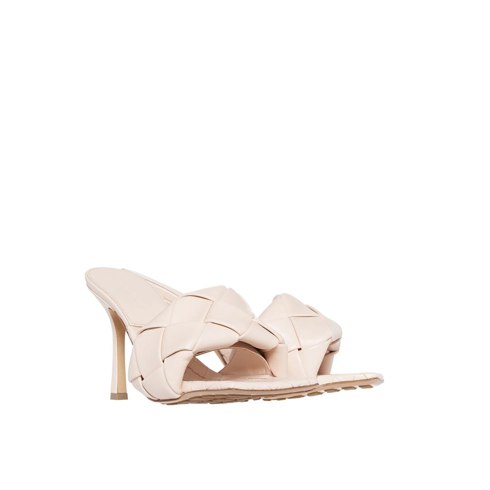 Multicolor Leather Mules with Square Toe and Heel
