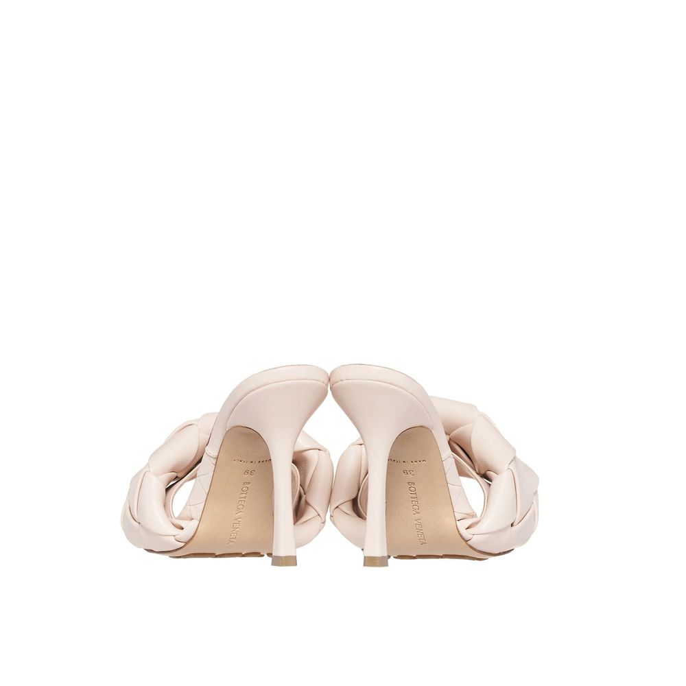 Multicolor Leather Mules with Square Toe and Heel