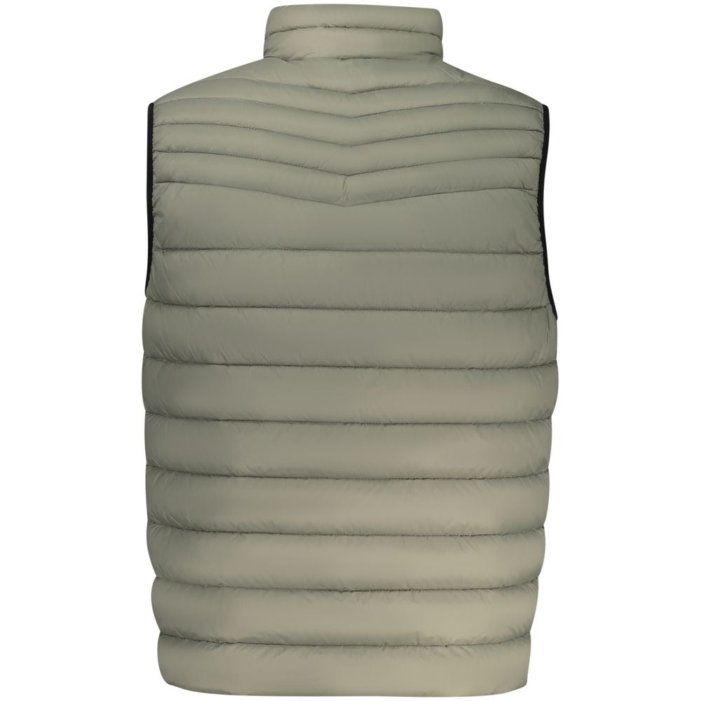 Verde Synthetic Men's Sleeveless Jacket with Pockets