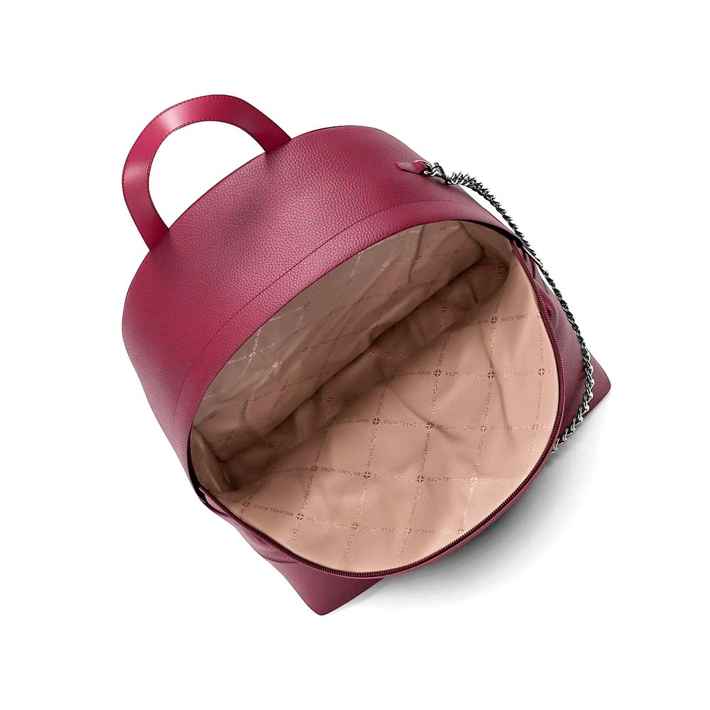 Rosa Lederrucksack von Michael Kors