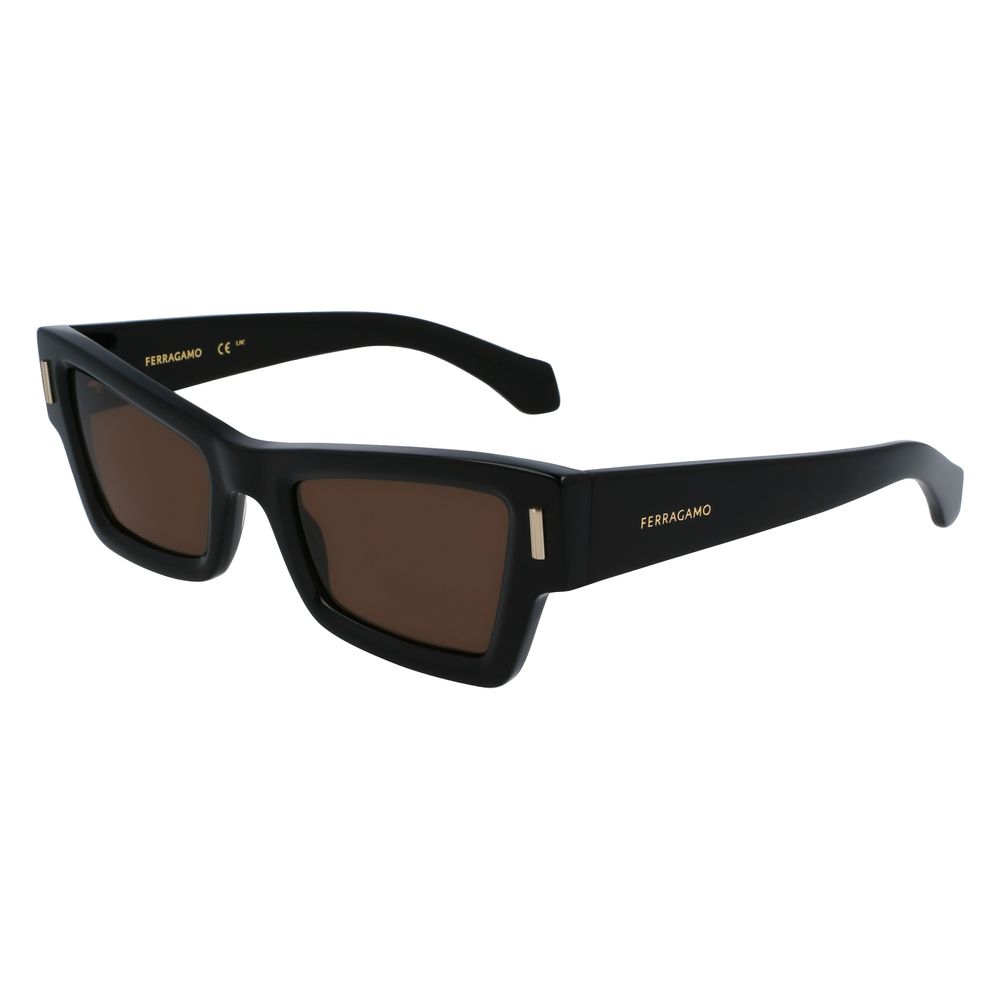 Schwarze Sonnenbrille aus Kunststoff von Ferragamo