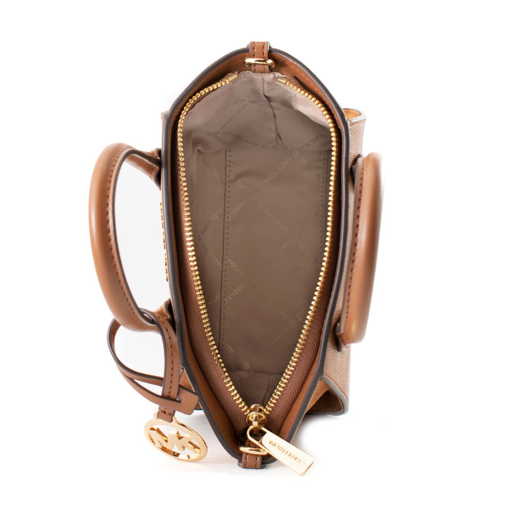 Brown Leather Handbag by Michael Kors