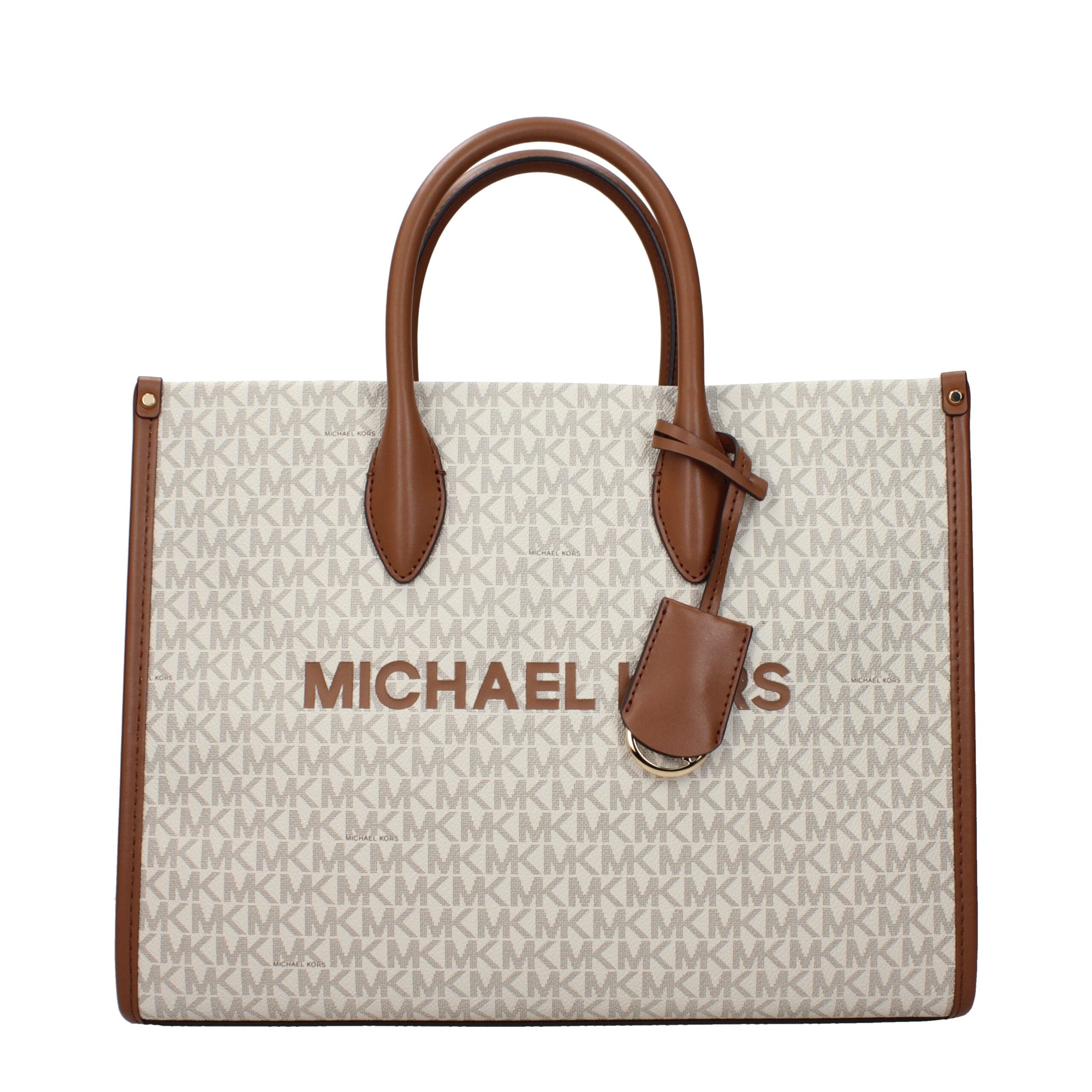 Beige synthetische Handtasche mit verstellbarem Schultergurt