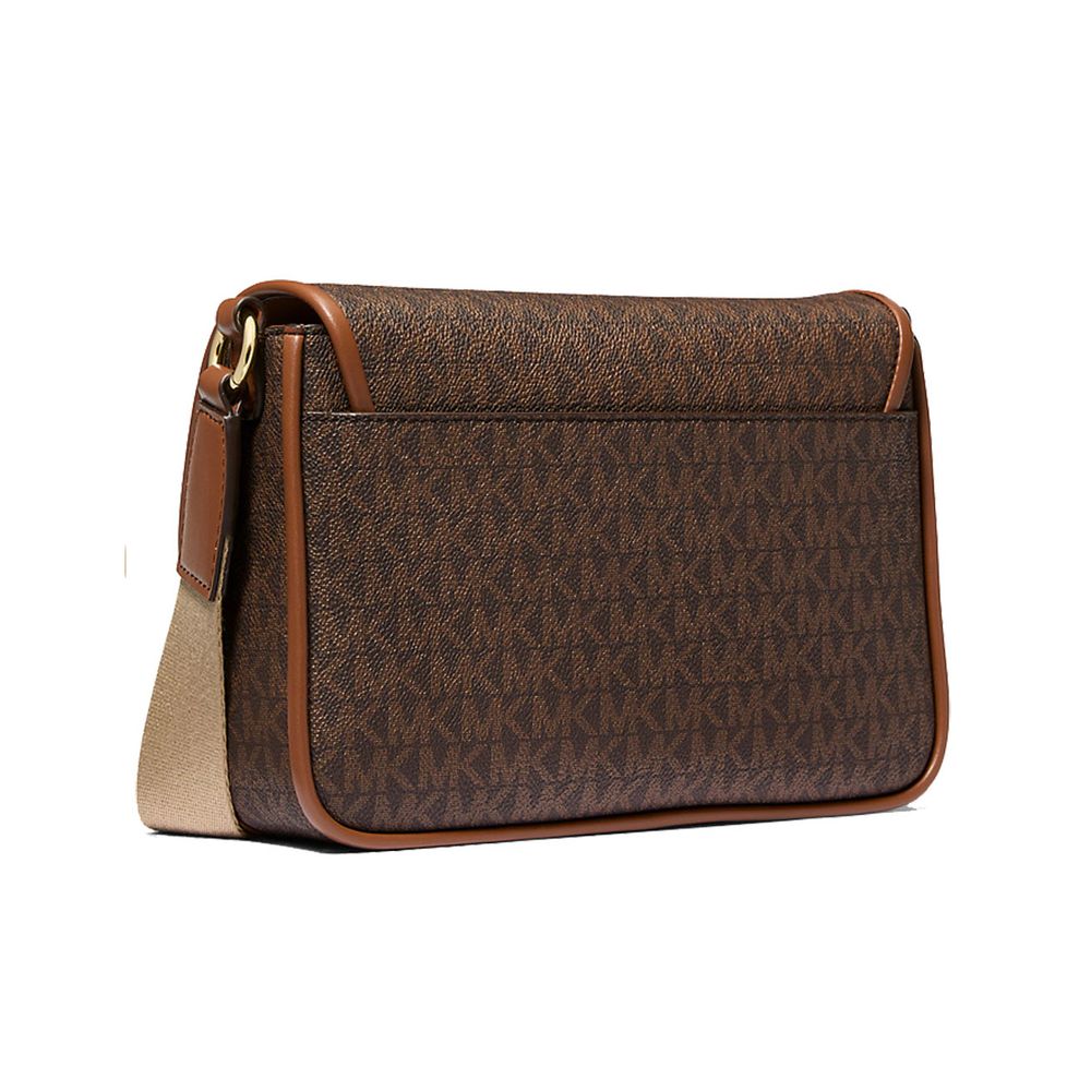 Brown Canvas Crossbody Bag Bradshaw by Michael Kors