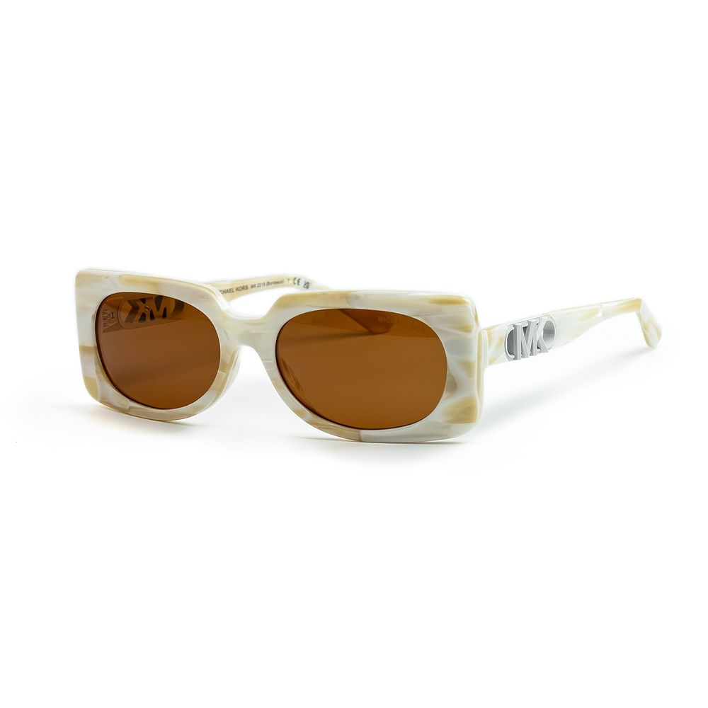Beige Synthetische Sonnenbrille mit UV-Schutz