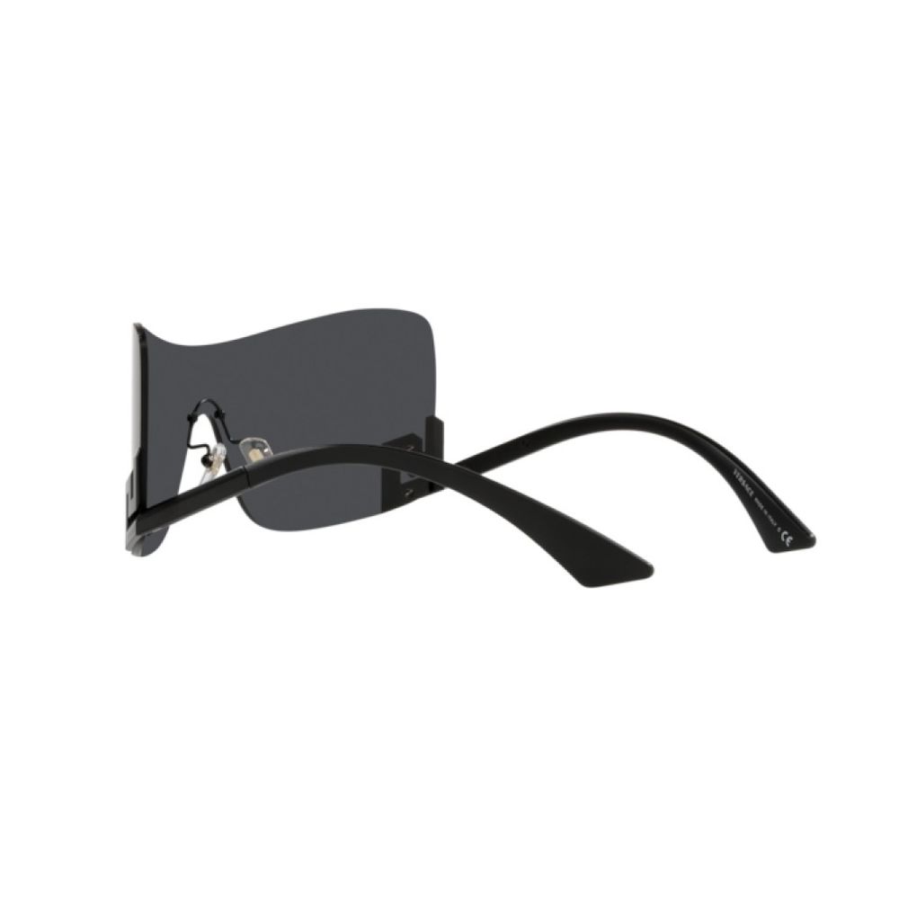 Schwarze synthetische Sonnenbrille mit UV-Schutz