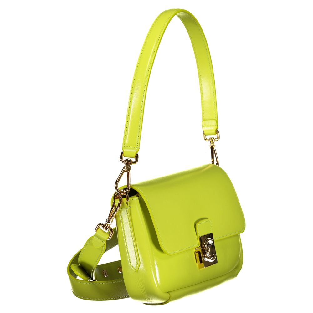 Verde Leather Handbag with Adjustable Strap