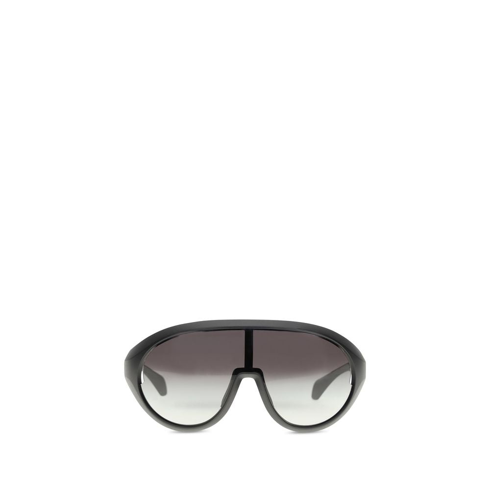 Schwarze synthetische Sonnenbrille mit Verlaufsgläsern