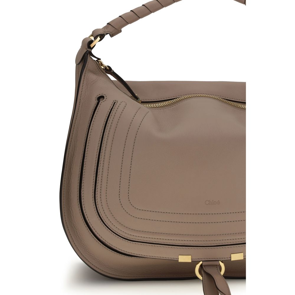 Chloé Beige Calf Leather Shoulder Bag