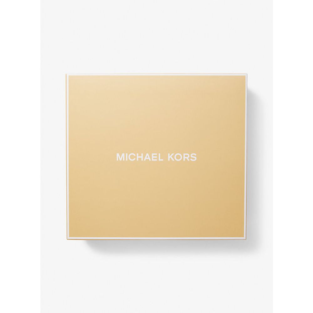 Black Synthetic Canvas Clutch Bag by Michael Kors
