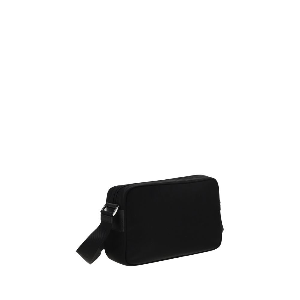 Schwarze Prada-Schultertasche aus Nylon