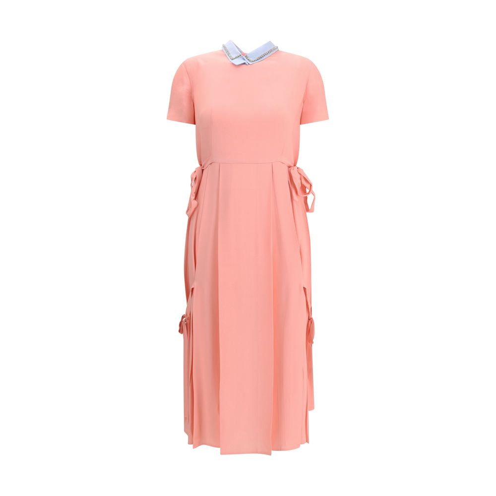 Multicolor Synthetic Casual Dress with Embroidery