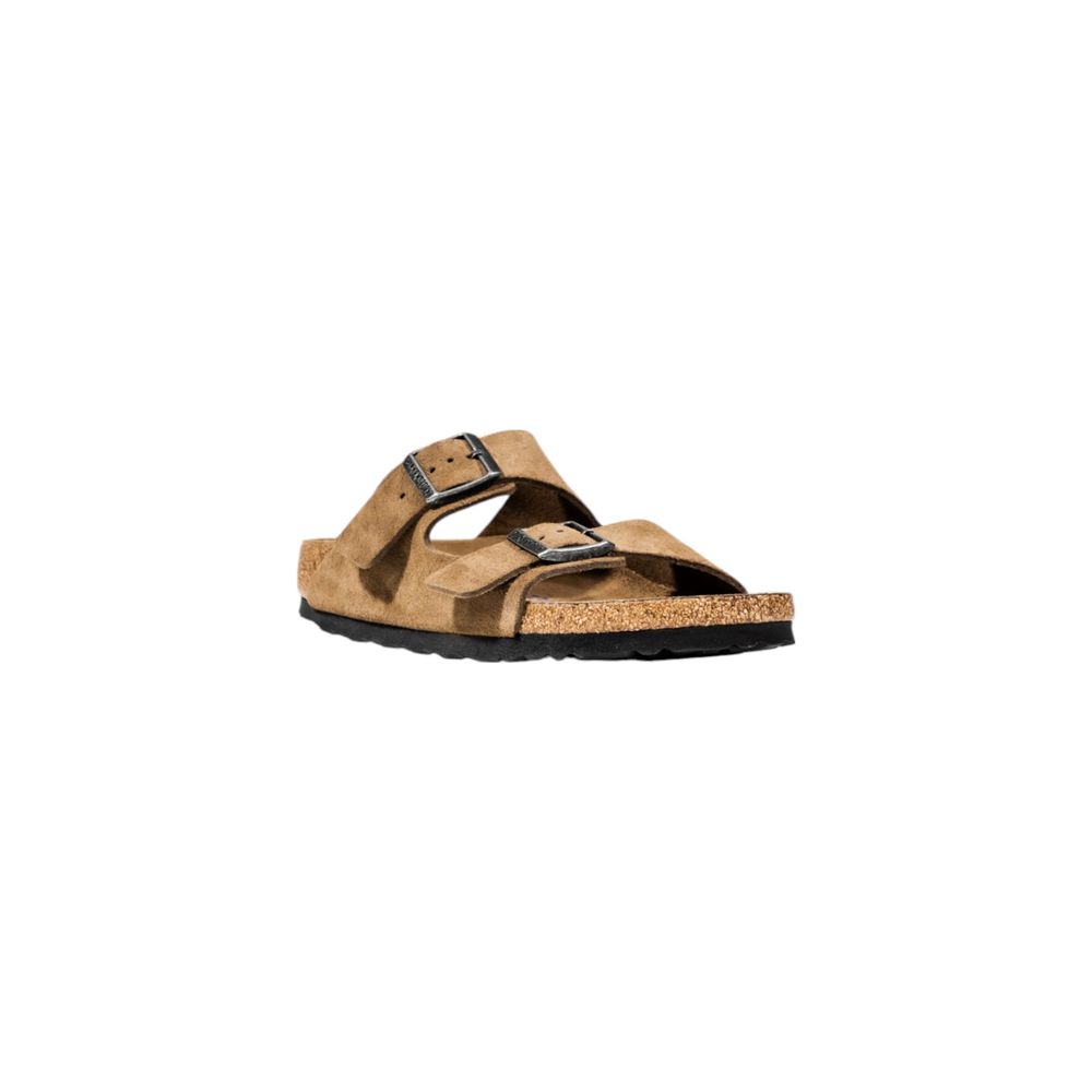 Brown Leather Sandals with Adjustable Straps