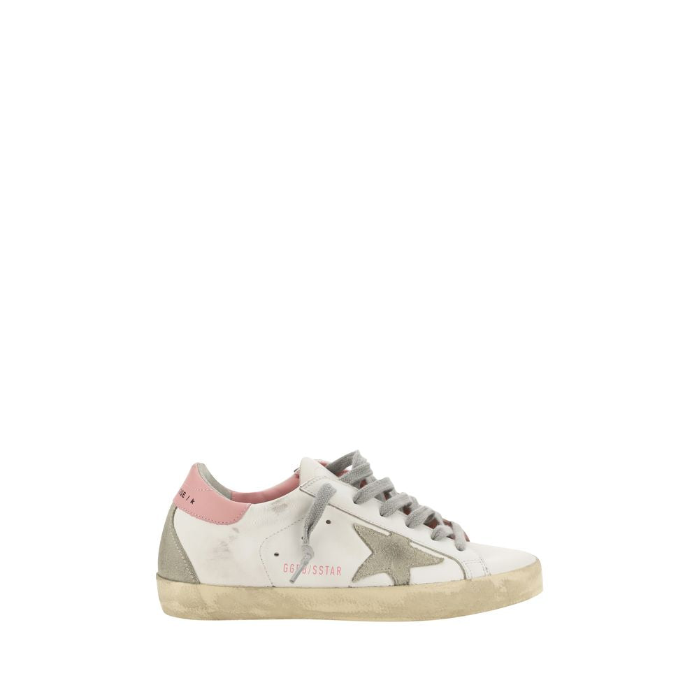 Golden Goose White Calf Leather Sneakers