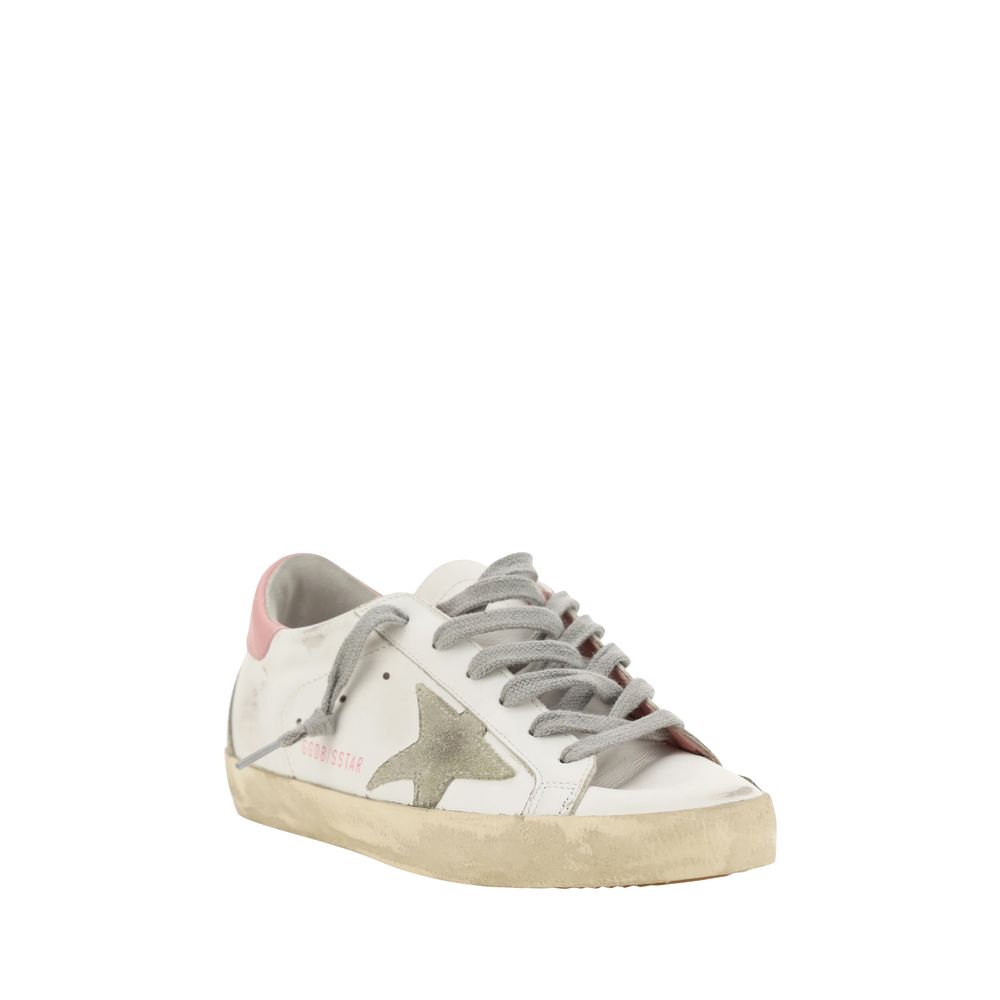 Golden Goose White Calf Leather Sneakers