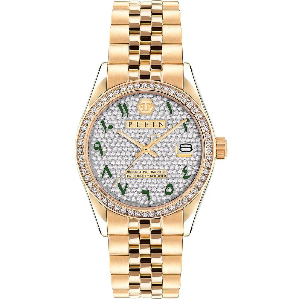 Gold Dress Watch with Date Function